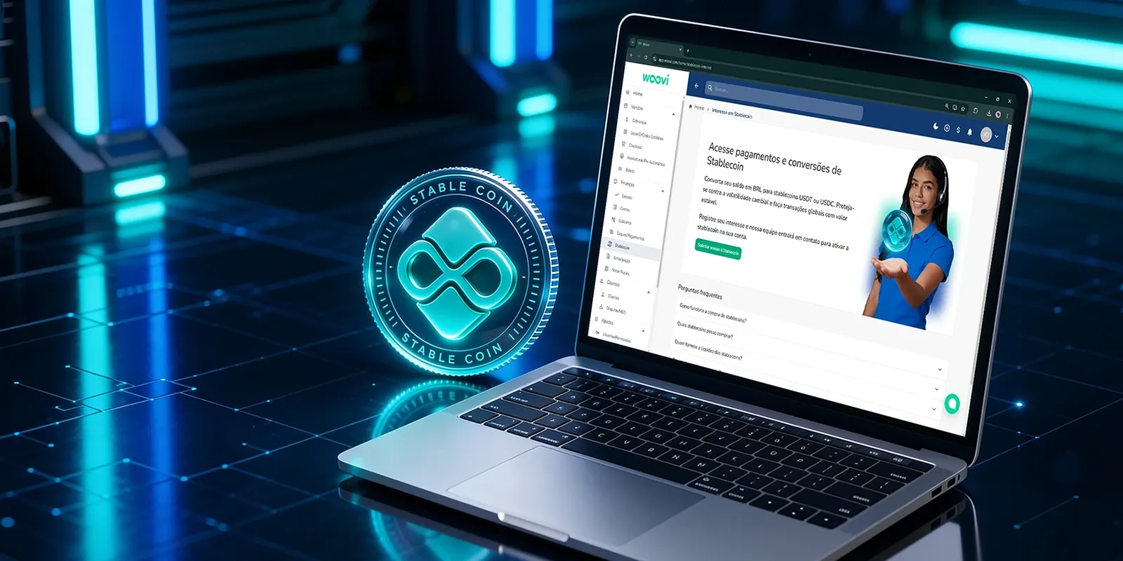 Stablecoin email marketing woovi.webp